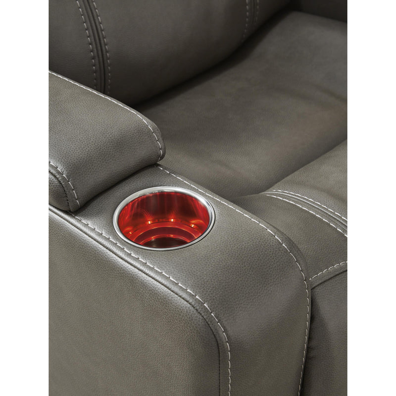 Signature Design by Ashley Crenshaw Power Leather Look Recliner 1120213 IMAGE 20