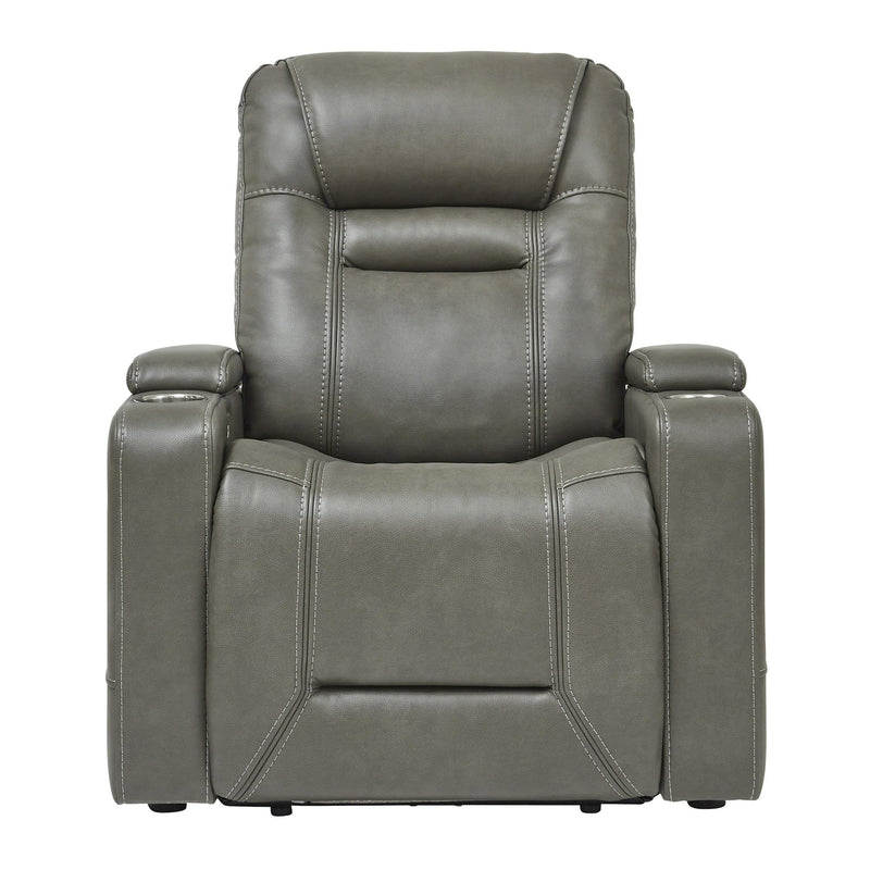 Signature Design by Ashley Crenshaw Power Leather Look Recliner 1120213 IMAGE 3