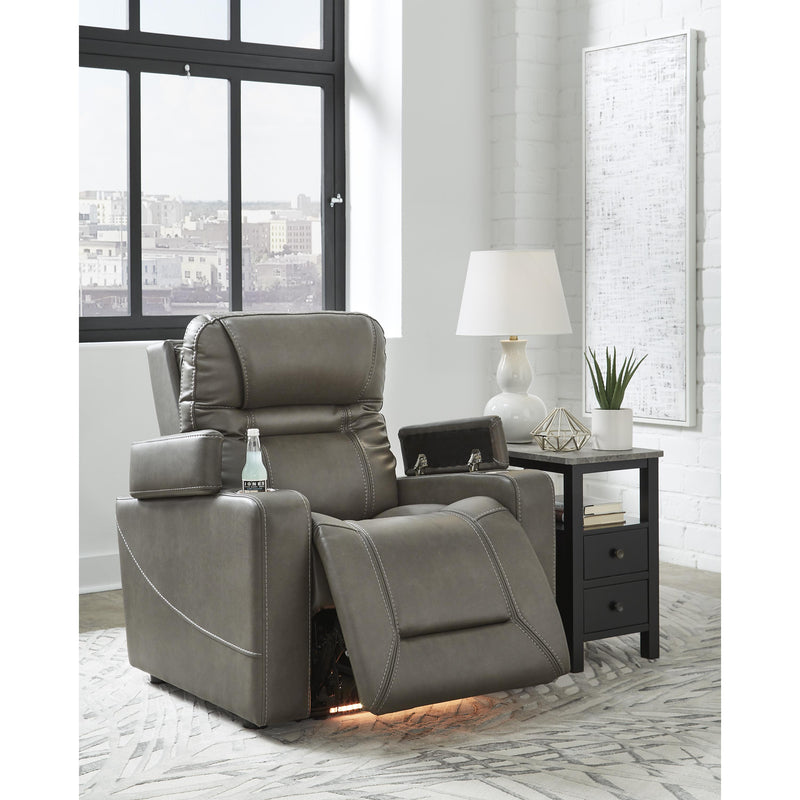 Signature Design by Ashley Crenshaw Power Leather Look Recliner 1120213 IMAGE 9
