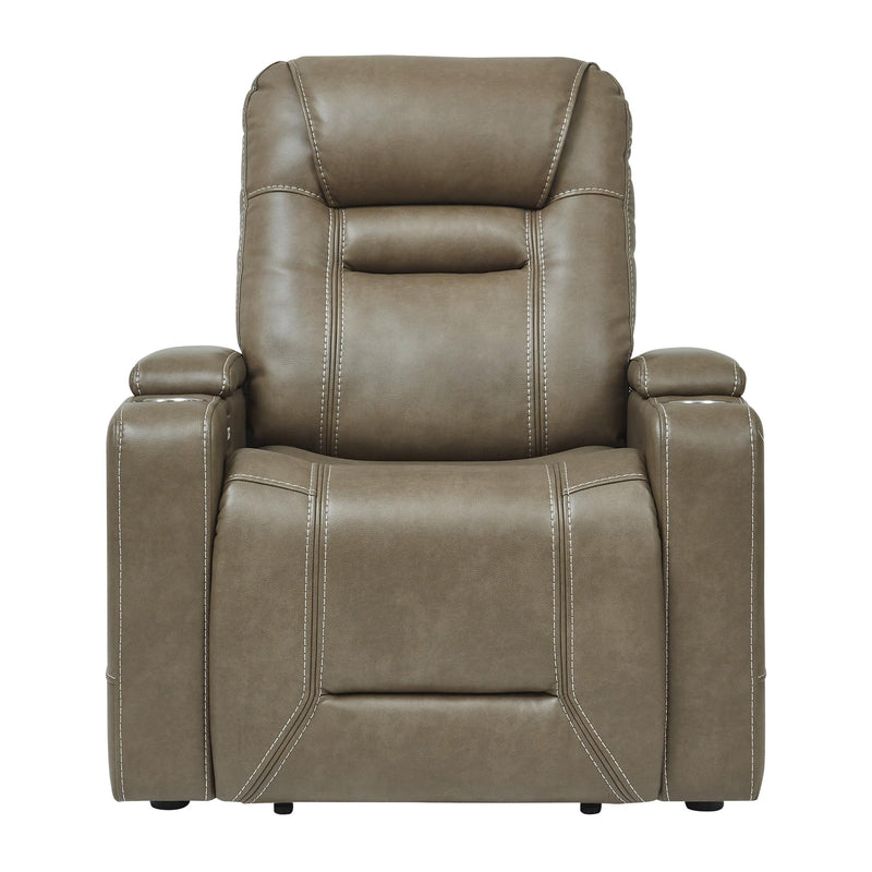 Signature Design by Ashley Crenshaw Power Leather Look Recliner 1120313 IMAGE 3