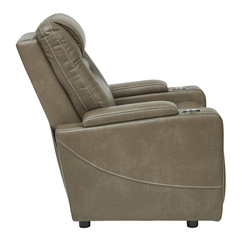 Signature Design by Ashley Crenshaw Power Leather Look Recliner 1120313 IMAGE 4