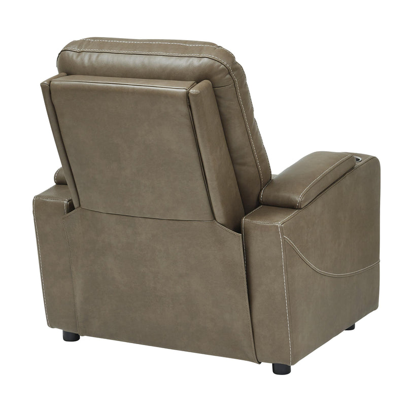 Signature Design by Ashley Crenshaw Power Leather Look Recliner 1120313 IMAGE 5