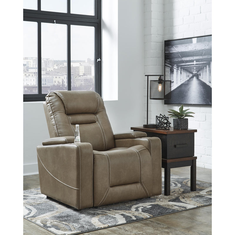 Signature Design by Ashley Crenshaw Power Leather Look Recliner 1120313 IMAGE 6