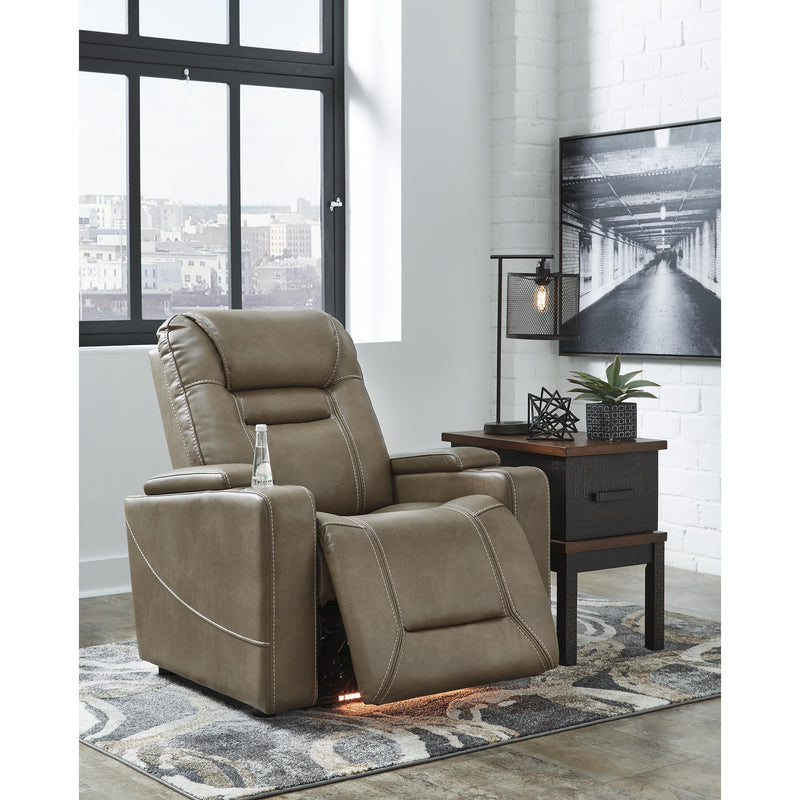 Signature Design by Ashley Crenshaw Power Leather Look Recliner 1120313 IMAGE 7