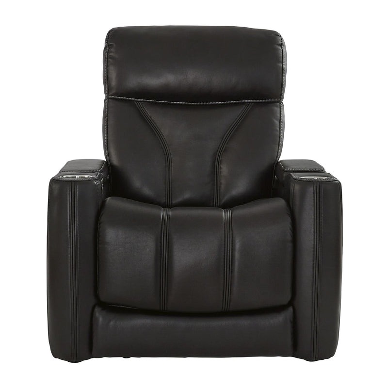 Signature Design by Ashley Benndale Power Leather Look Recliner 1160913 IMAGE 3