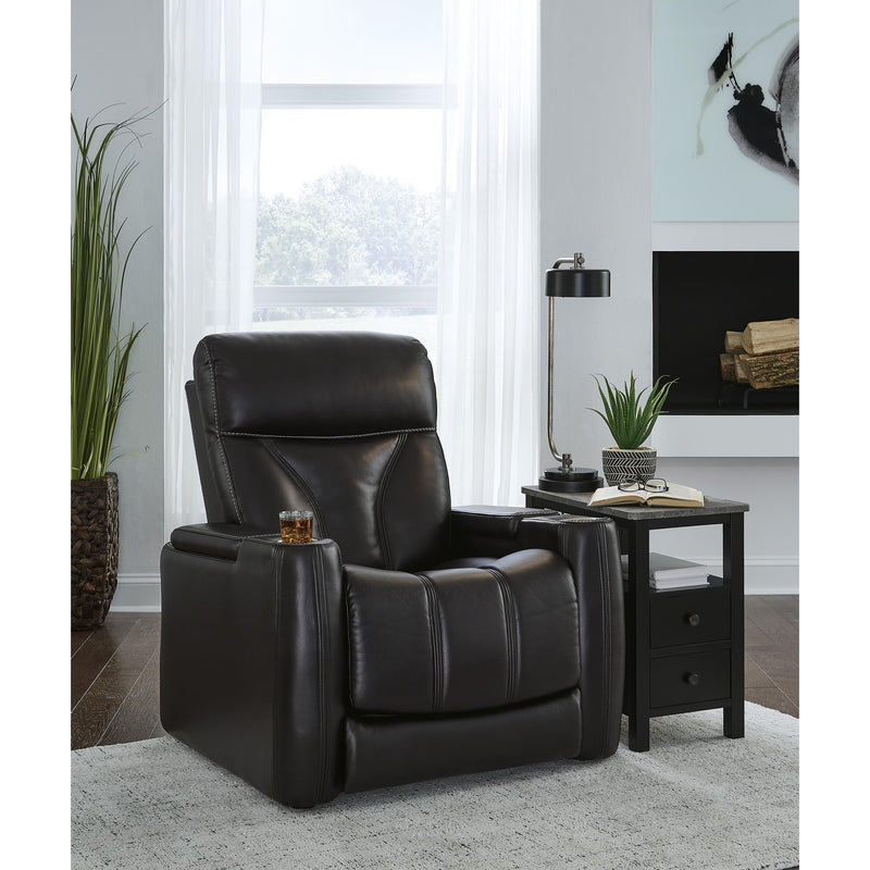 Signature Design by Ashley Benndale Power Leather Look Recliner 1160913 IMAGE 6