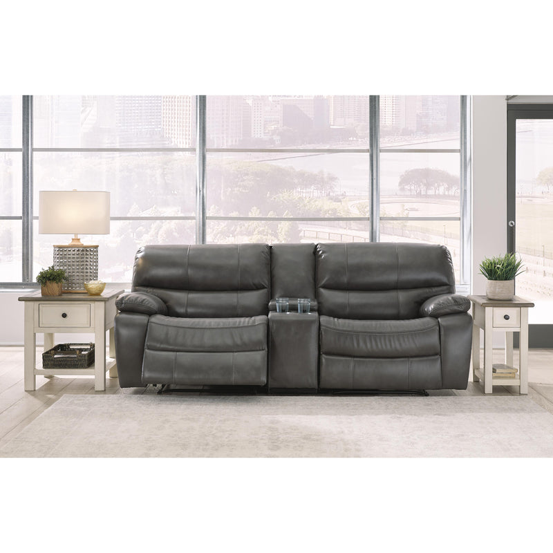 Signature Design by Ashley Mayall Power Reclining Leather Look 3 pc Sectional 6670258/6670257/6670262 IMAGE 2