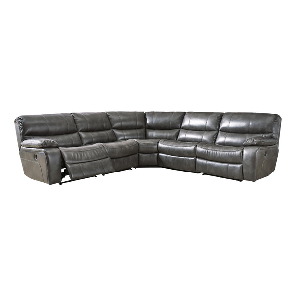 Signature Design by Ashley Mayall Power Reclining Leather Look 5 pc Sectional 6670258/6670219/6670277/6670246/6670262 IMAGE 1