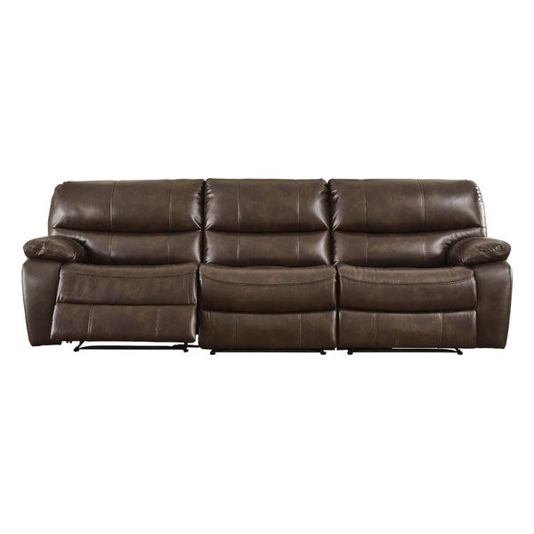 Signature Design by Ashley Mayall Power Reclining Leather Look 3 pc Sectional 6670358/6670319/6670362 IMAGE 1