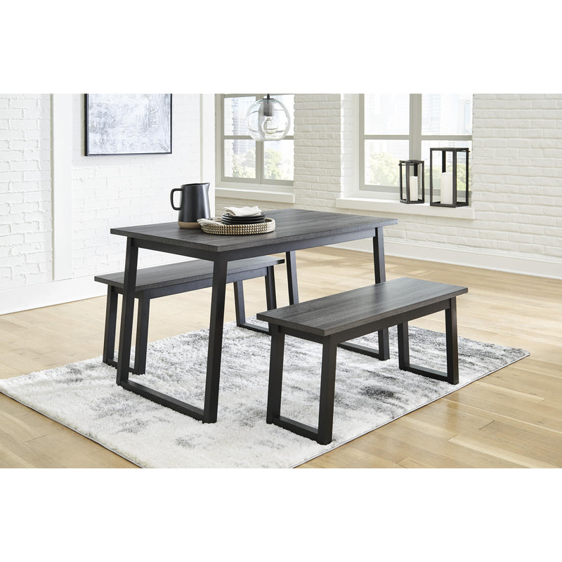 Signature Design by Ashley Garvine Dining Table with Pedestal Base D161-125 IMAGE 4