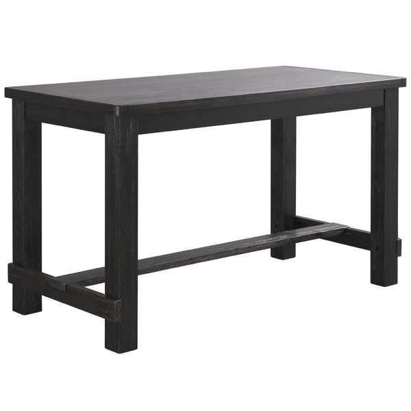 Signature Design by Ashley Jeanette Counter Height Dining Table with Trestle Base D702-13 IMAGE 1