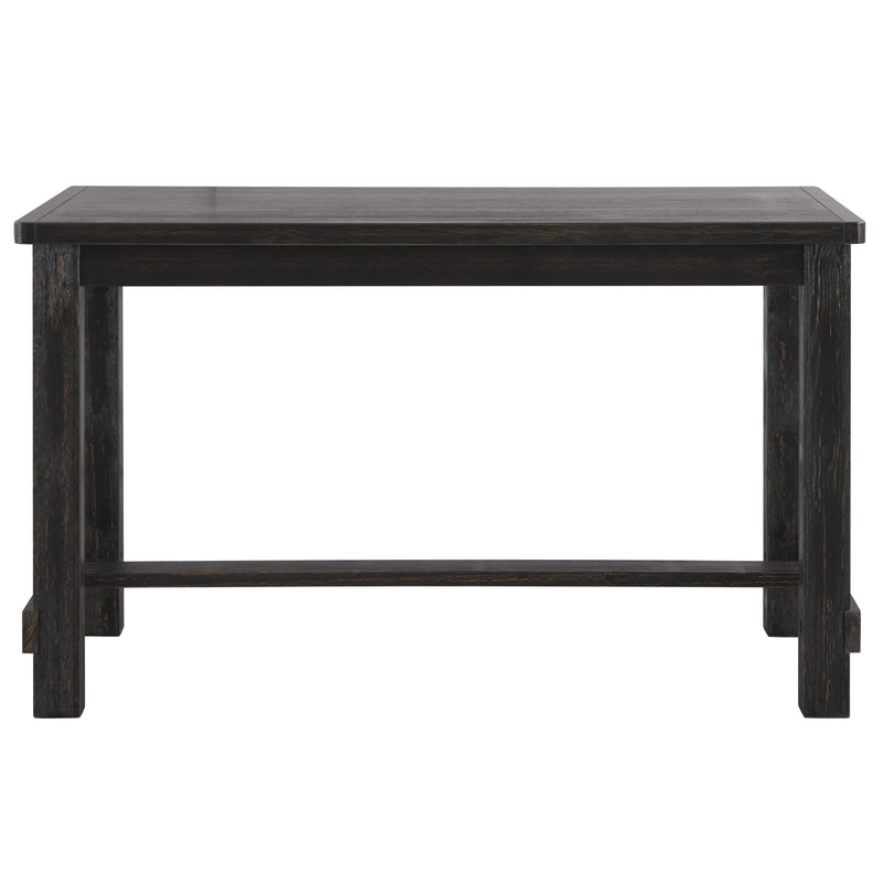Signature Design by Ashley Jeanette Counter Height Dining Table with Trestle Base D702-13 IMAGE 2