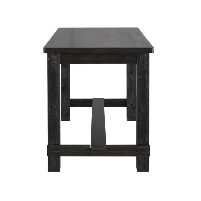 Signature Design by Ashley Jeanette Counter Height Dining Table with Trestle Base D702-13 IMAGE 3