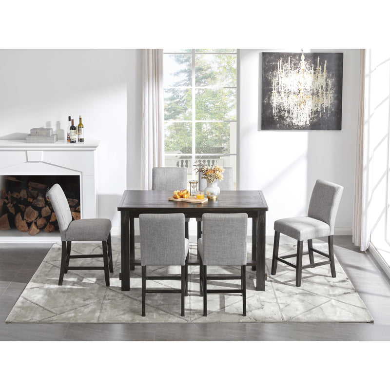 Signature Design by Ashley Jeanette Counter Height Dining Table with Trestle Base D702-13 IMAGE 6
