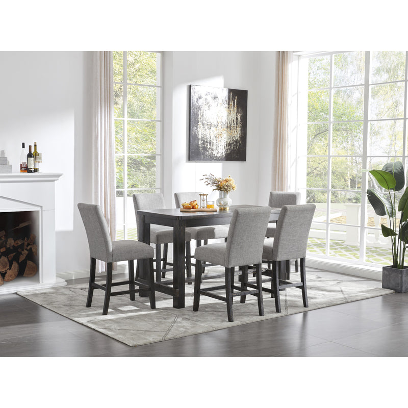 Signature Design by Ashley Jeanette Counter Height Dining Table with Trestle Base D702-13 IMAGE 8