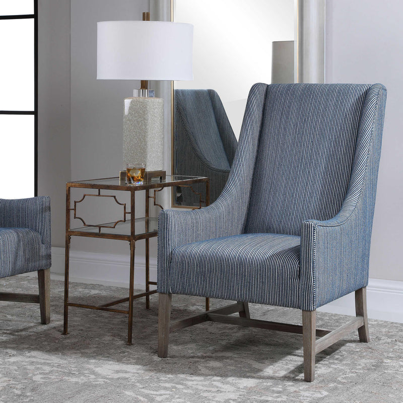 Uttermost Galiot Stationary Fabric Accent Chair 23562 IMAGE 3