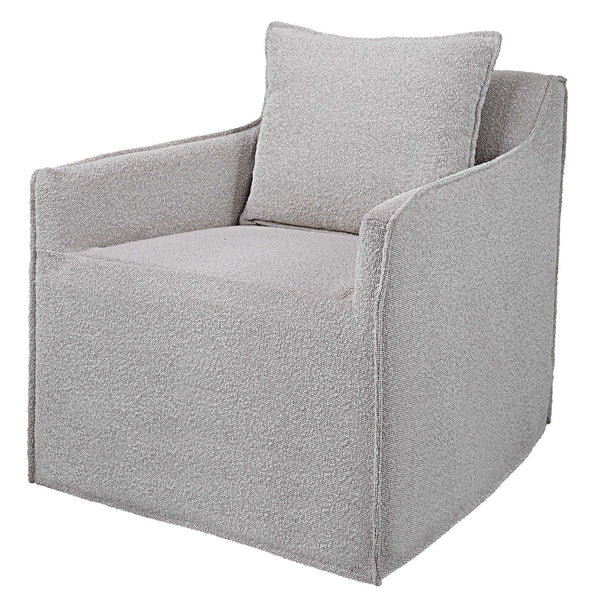 Uttermost Welland Swivel Fabric Accent Chair 23658 IMAGE 1