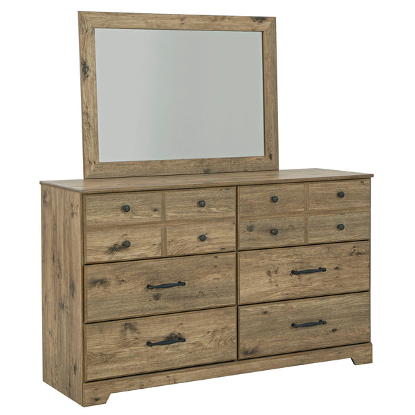 Signature Design by Ashley Shurlee 6-Drawer Dresser with Mirror B2119-231/B2119-36 IMAGE 1