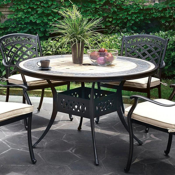 Furniture of America Outdoor Tables Dining Tables CM-OT2125-RT IMAGE 1
