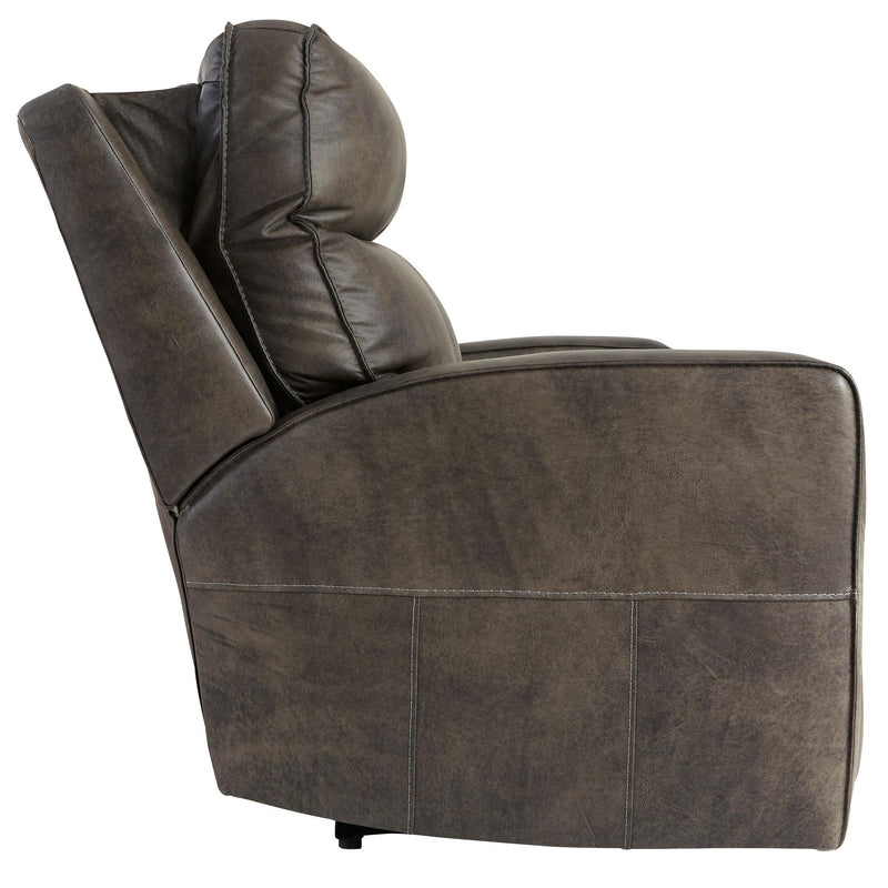 Signature Design by Ashley Game Plan Power Reclining Leather Sofa U1520515 IMAGE 3