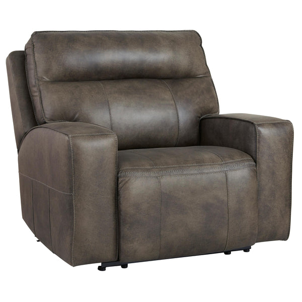 Signature Design by Ashley Game Plan Power Leather Recliner U1520582 IMAGE 1