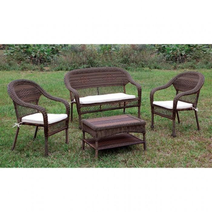 Furniture of America Outdoor Seating Dining Chairs CM-OT1811-CH-PK IMAGE 2
