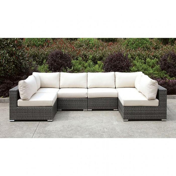 Furniture of America Outdoor Seating Sets CM-OS2128-SET6 IMAGE 1