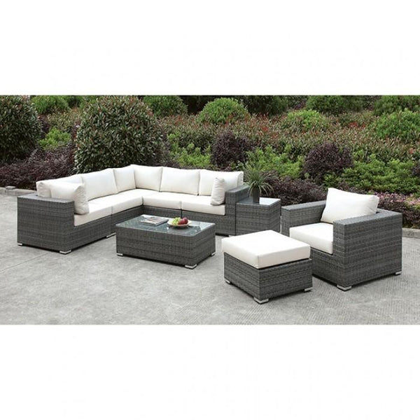Furniture of America Outdoor Seating Sets CM-OS2128-SET8 IMAGE 1
