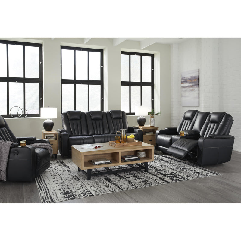 Signature Design by Ashley Center Point Reclining Leather Look Sofa 2400489 IMAGE 13