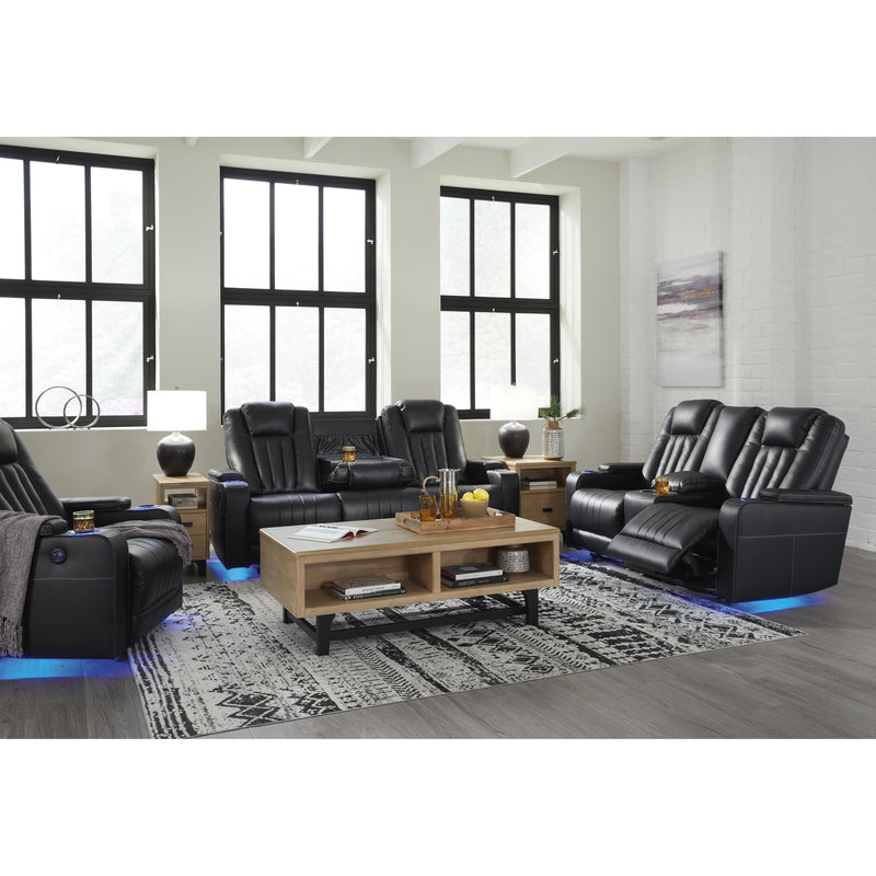 Signature Design by Ashley Center Point Reclining Leather Look Sofa 2400489 IMAGE 16