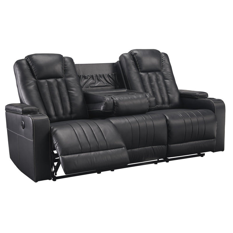 Signature Design by Ashley Center Point Reclining Leather Look Sofa 2400489 IMAGE 2