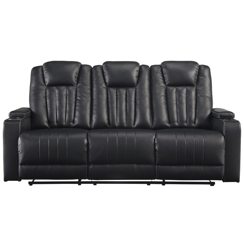 Signature Design by Ashley Center Point Reclining Leather Look Sofa 2400489 IMAGE 3