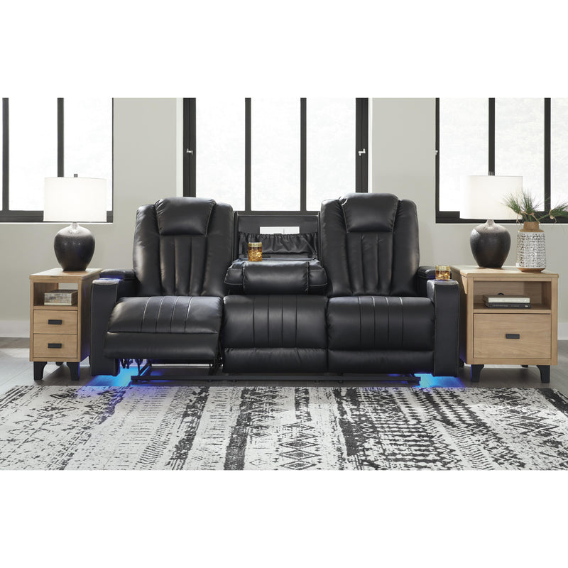 Signature Design by Ashley Center Point Reclining Leather Look Sofa 2400489 IMAGE 6