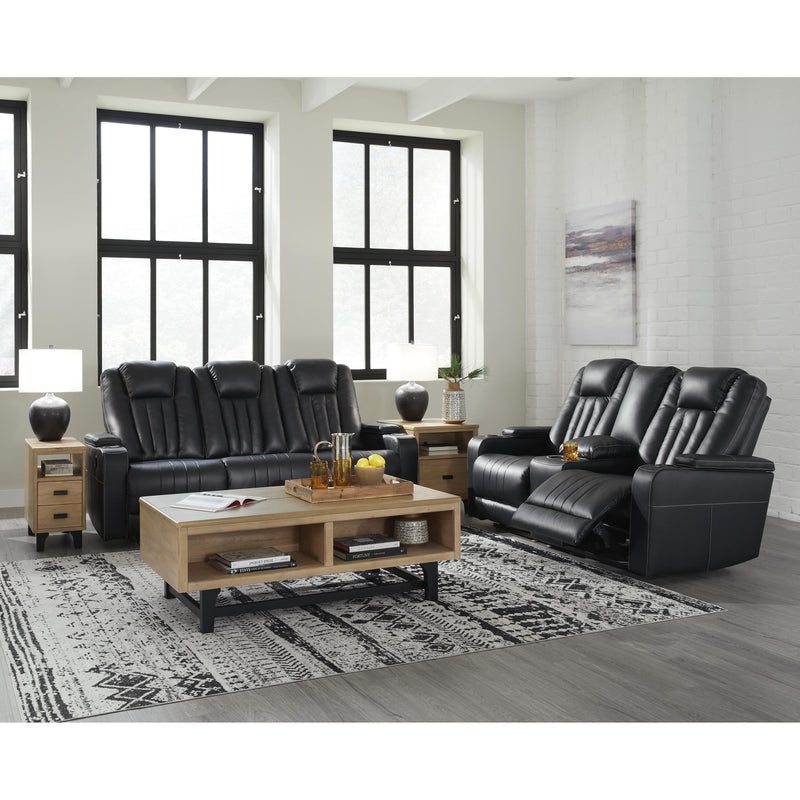 Signature Design by Ashley Center Point Reclining Leather Look Sofa 2400489 IMAGE 9