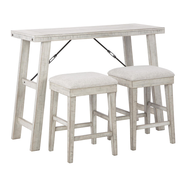 Signature Design by Ashley Carynhurst 3 pc Counter Height Dinette D256-113 IMAGE 1