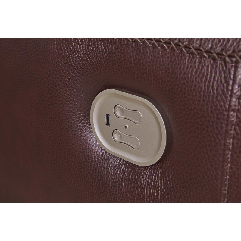 Signature Design by Ashley Alessandro Power Reclining Leather Match Sofa U2550115 IMAGE 8