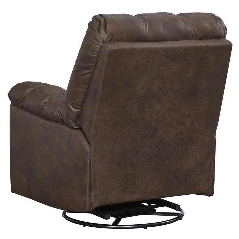 Signature Design by Ashley Derwin Swivel Glider Leather Look Recliner 2840128 IMAGE 5