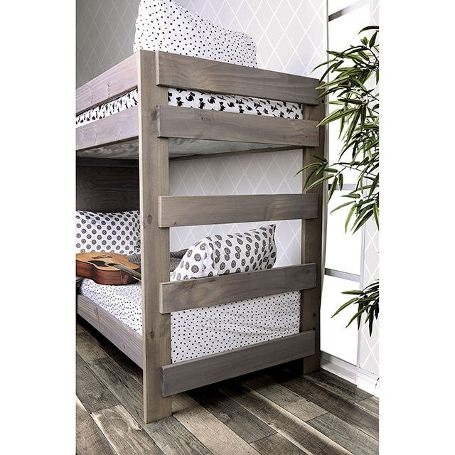 Furniture of America Kids Beds Bunk Bed AM-BK102GY-BED-SLAT IMAGE 2