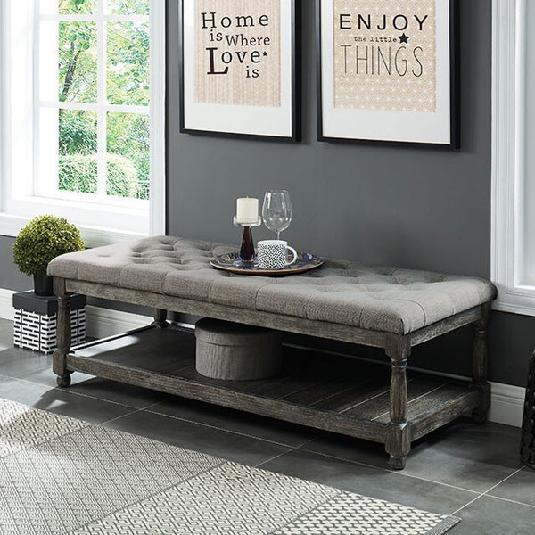 Furniture of America Home Decor Benches CM-BN5665GY IMAGE 1
