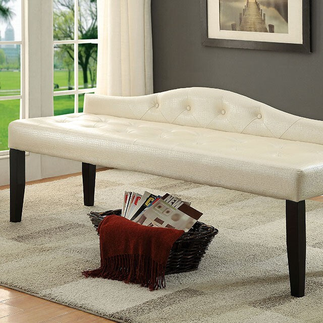 Furniture of America Home Decor Benches CM-BN6796WH-L IMAGE 3