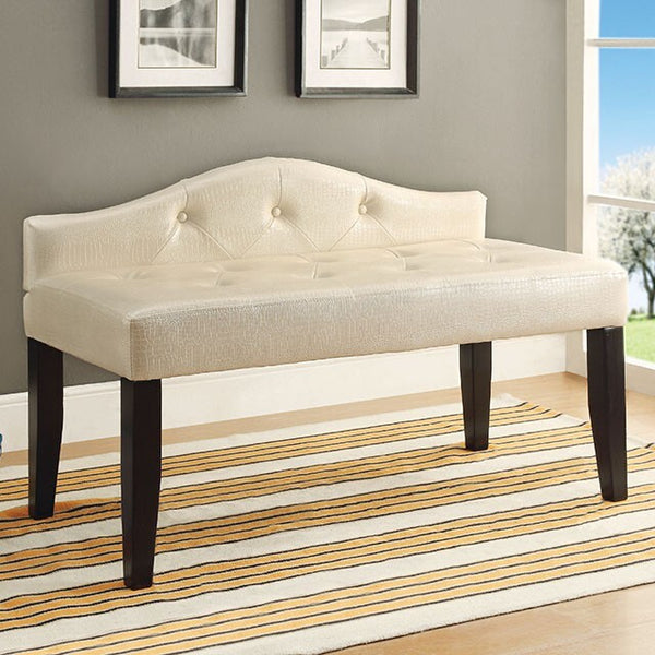 Furniture of America Home Decor Benches CM-BN6796WH-S IMAGE 1