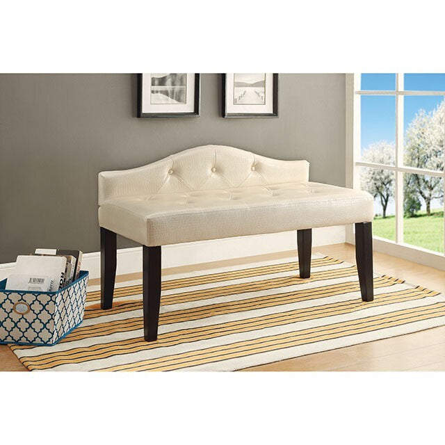 Furniture of America Home Decor Benches CM-BN6796WH-S IMAGE 2