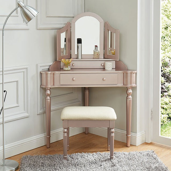 Furniture of America Kasey Vanity Set CM-DK5849RG IMAGE 1