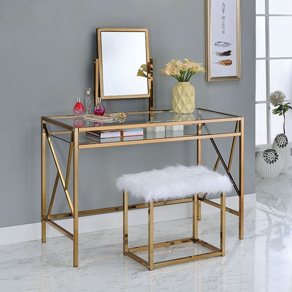 Furniture of America Lismore Vanity Set CM-DK6707CPN IMAGE 1