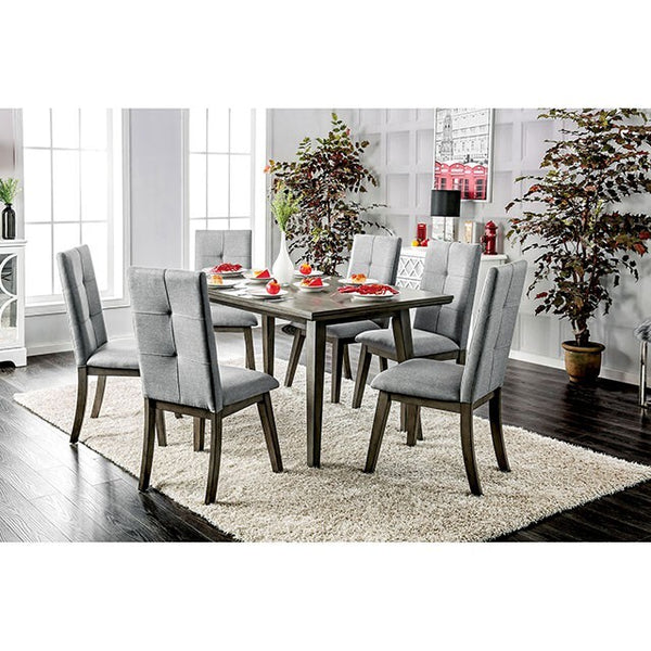 Furniture of America Abelone Dining Table CM3354GY-T-VN IMAGE 1