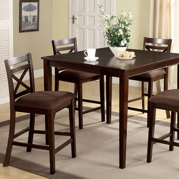 Furniture of America Weston 5 pc Counter Height Dinette CM3400PT-5PK IMAGE 1