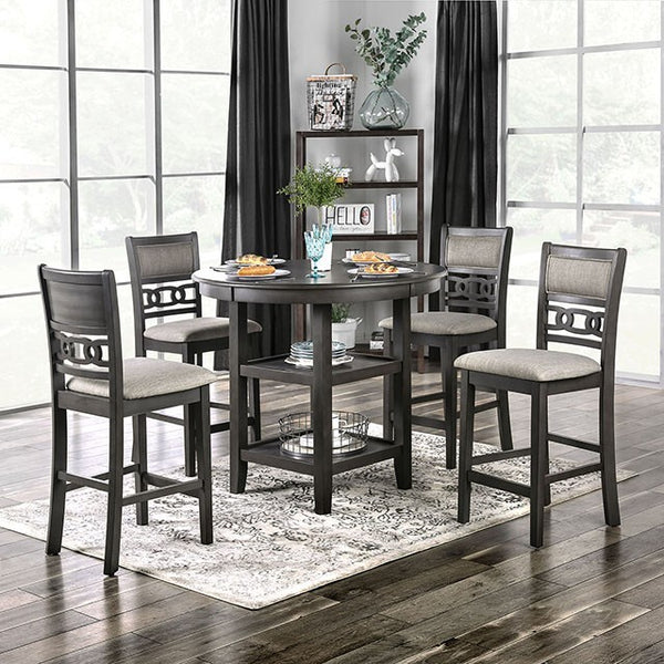 Furniture of America Milly 5 pc Counter Height Dinette CM3609PT-5PK IMAGE 1