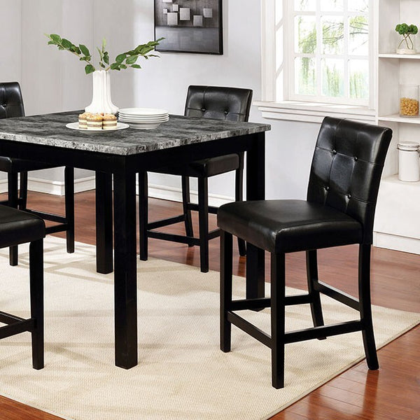 Furniture of America Wildrose 5 pc Counter Height Dinette CM3712PT-5PK IMAGE 1