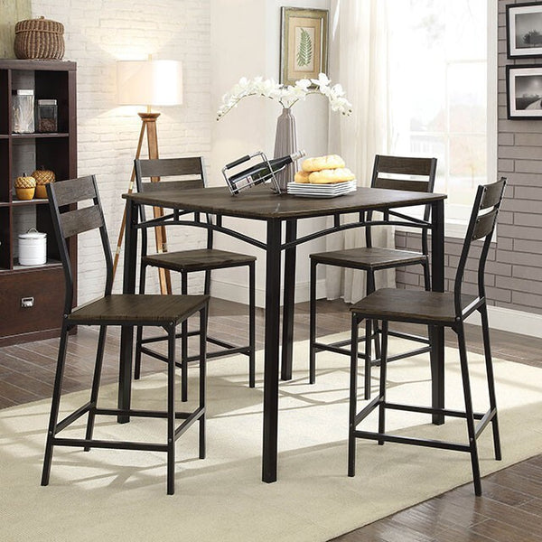 Furniture of America Westport 5 pc Counter Height Dinette CM3920PT-5PK IMAGE 1