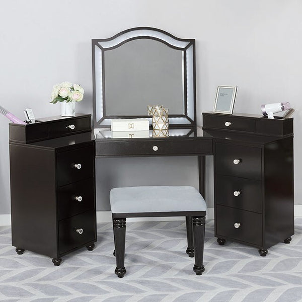 Furniture of America Tracie Vanity Set FOA-DK5686DG-PK IMAGE 1